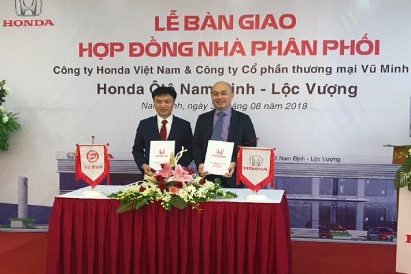 Lễ bàn giao nhà phân phối Honda Ôtô Nam Định - Lộc Vượng