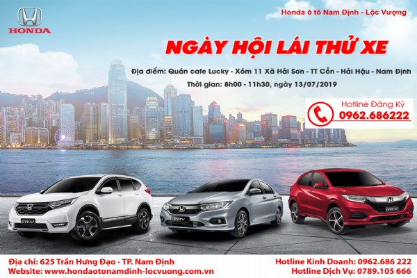CHƯƠNG TRÌNH LÁI THỬ XE NGÀY 13/07/2019