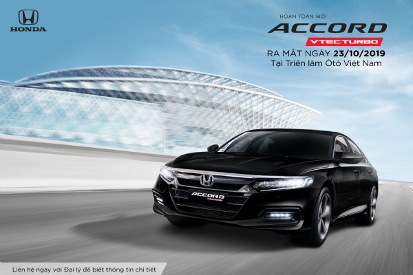 Honda Accord thế hệ thứ 10 ra mắt thị trường Việt Nam từ tháng 10/2019