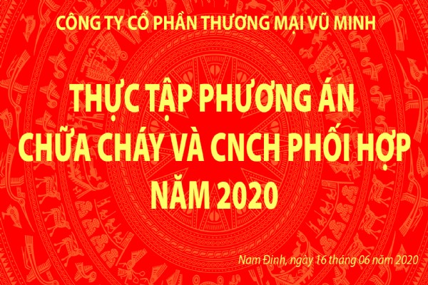 Thực tập phương an PCCC và CNCH năm 2020