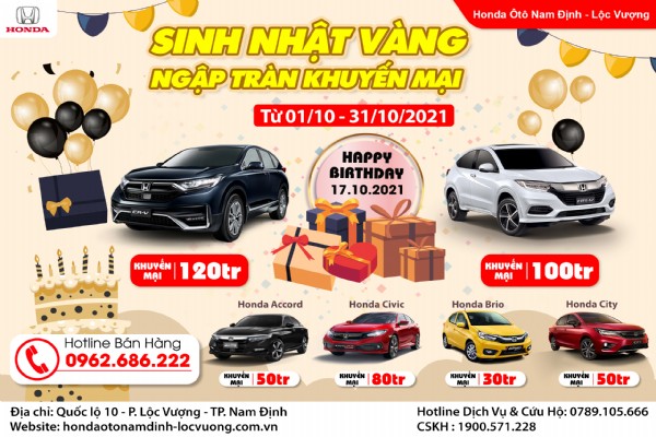 SINH NHẬT VÀNG - NGẬP TRÀN KHUYẾN MẠI