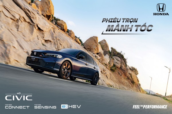 Honda Việt Nam giới thiệu Honda Civic mới - Lần đầu tiên trang bị động cơ Hybrid mạnh mẽ bứt phá - Phiêu trọn mãnh tốc