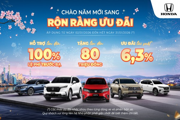 Chào năm mới sang – Rộn ràng ưu đãi