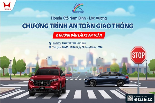 CHƯƠNG TRÌNH  LÁI XE AN TOÀN TẠI CUNG THỂ THAO NAM ĐỊNH NGÀY 21/03/2026