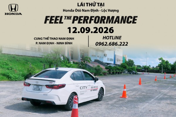 CHƯƠNG TRÌNH LÁI THỬ VÀ TRẢI NGHIỆM CÁC DÒNG XE - “FEEL THE PERFORMANCE” NGÀY 12/09/2026